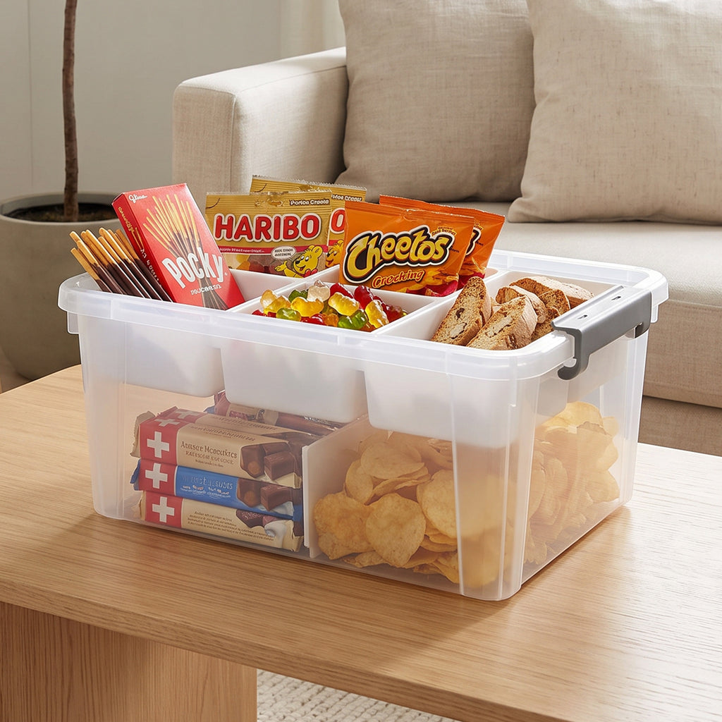Storage box with everyday items